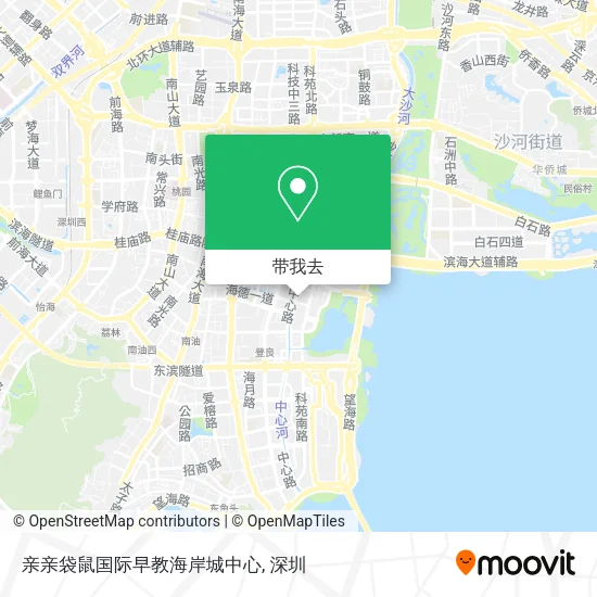 亲亲袋鼠国际早教海岸城中心地图