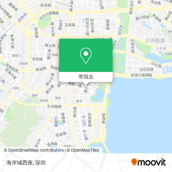 海岸城西座地图