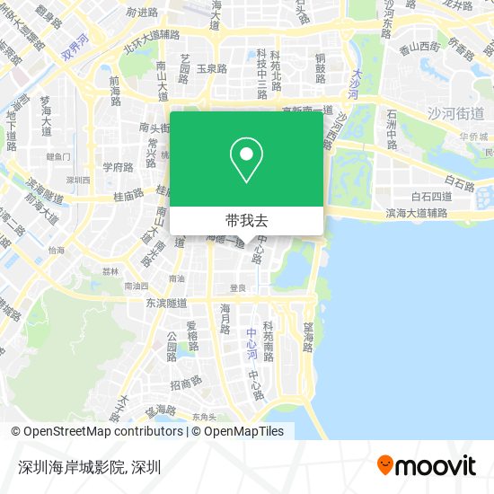 深圳海岸城影院地图