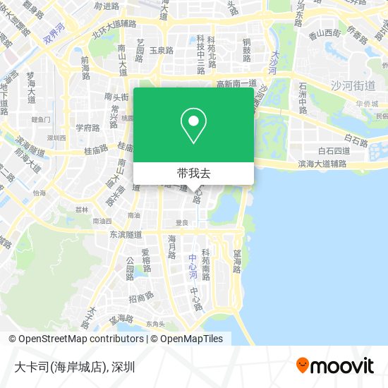 大卡司(海岸城店)地图