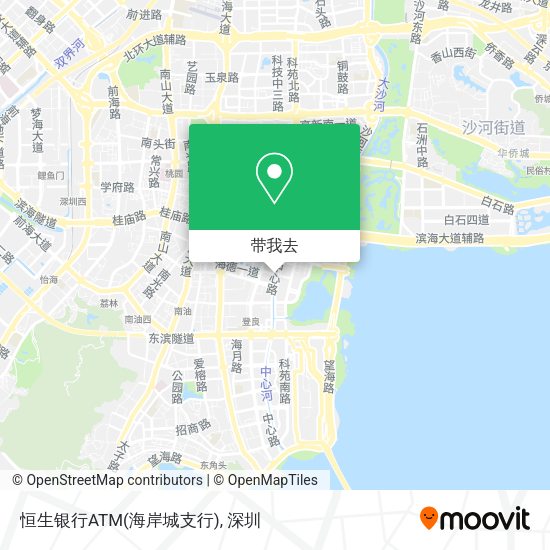 恒生银行ATM(海岸城支行)地图