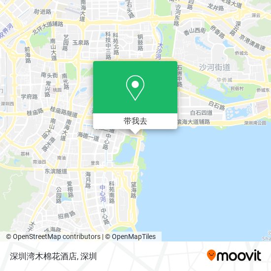 深圳湾木棉花酒店地图