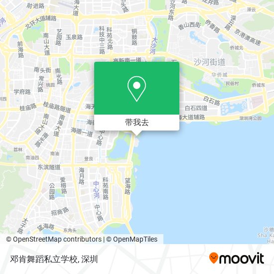 邓肯舞蹈私立学校地图