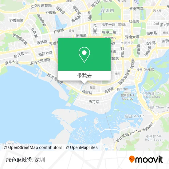 绿色麻辣烫地图