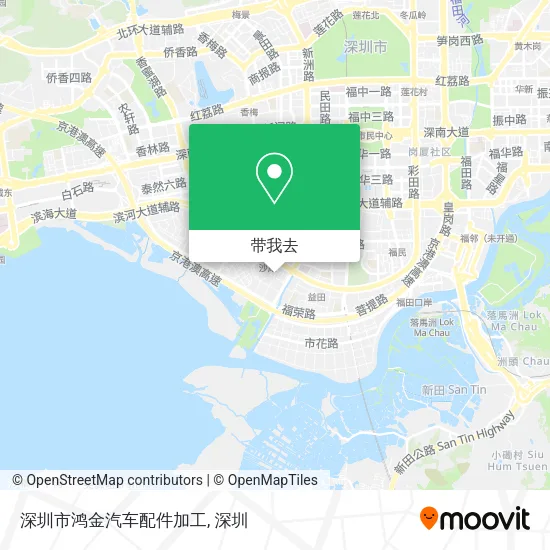 深圳市鸿金汽车配件加工地图