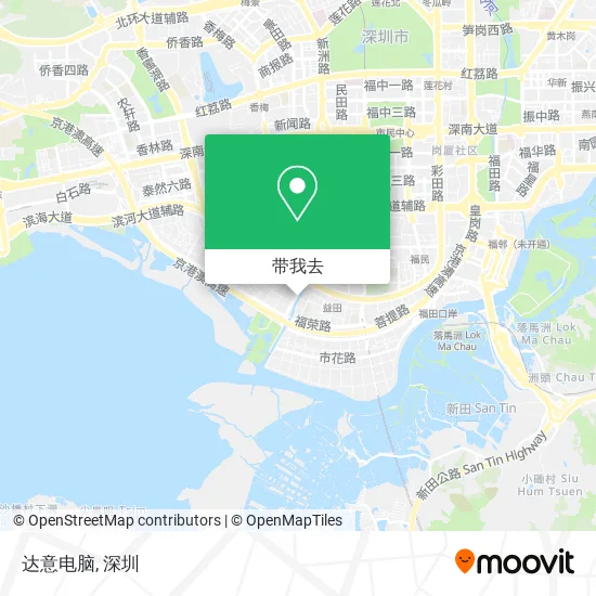 达意电脑地图