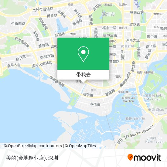 美的(金地钜业店)地图