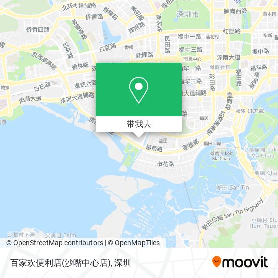 百家欢便利店(沙嘴中心店)地图