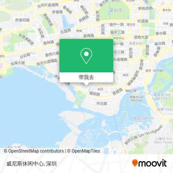 威尼斯休闲中心地图