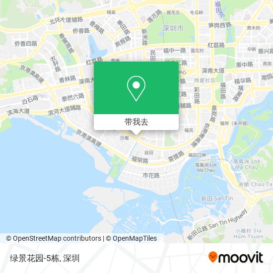 绿景花园-5栋地图