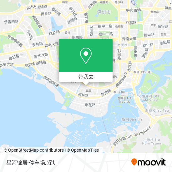 星河锦居-停车场地图