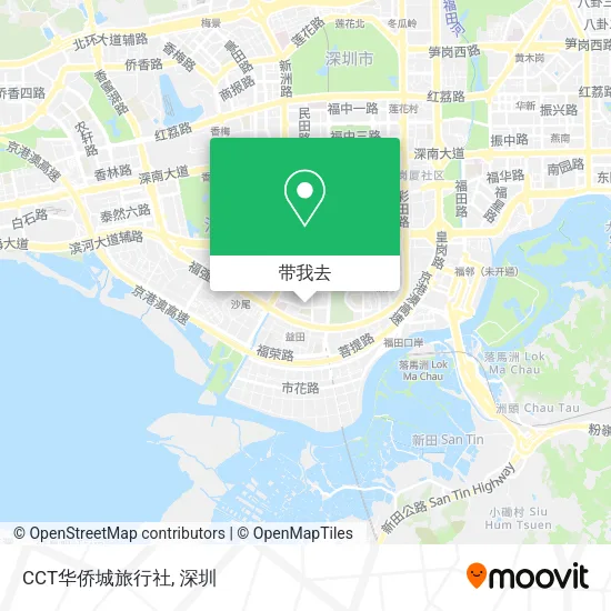 CCT华侨城旅行社地图