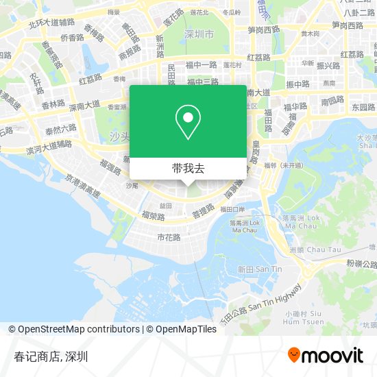 春记商店地图