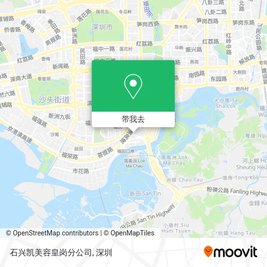 石兴凯美容皇岗分公司地图