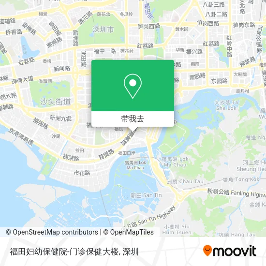 福田妇幼保健院-门诊保健大楼地图