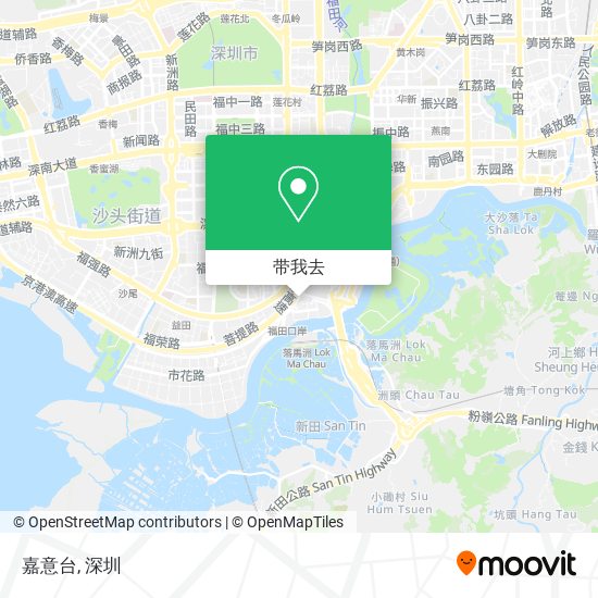 嘉意台地图