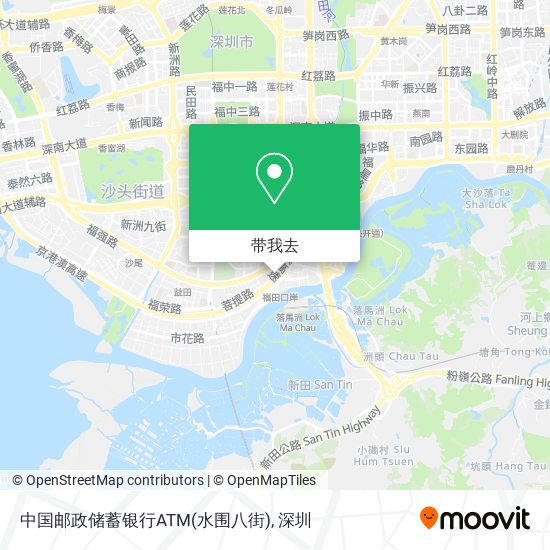 中国邮政储蓄银行ATM(水围八街)地图