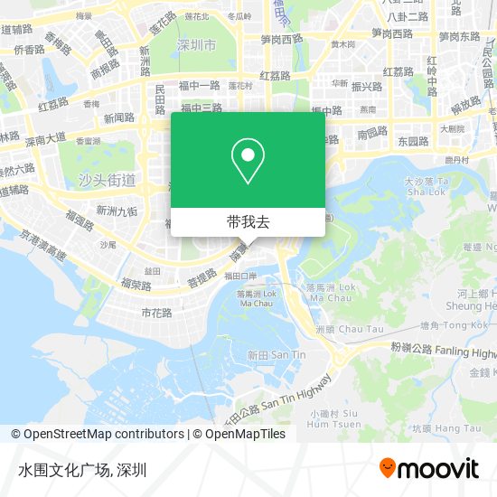水围文化广场地图