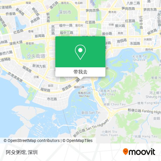 阿殳粥馆地图