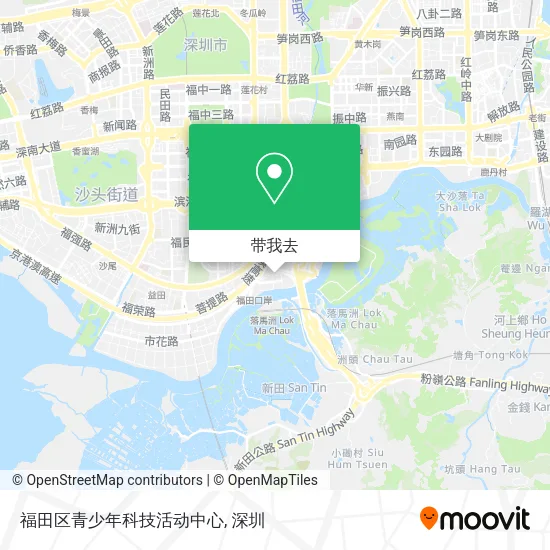 福田区青少年科技活动中心地图