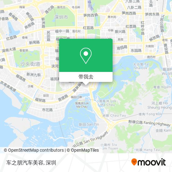 车之朋汽车美容地图