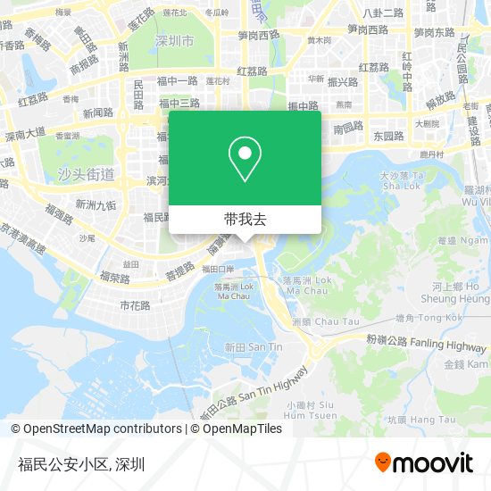福民公安小区地图