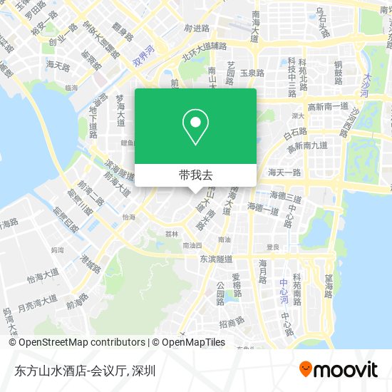 东方山水酒店-会议厅地图