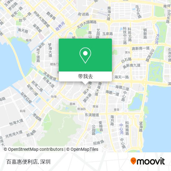 百嘉惠便利店地图