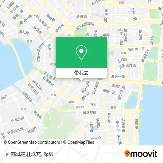西部城建桂珠苑地图