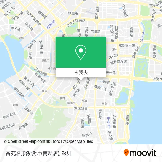 富苑名形象设计(南新店)地图