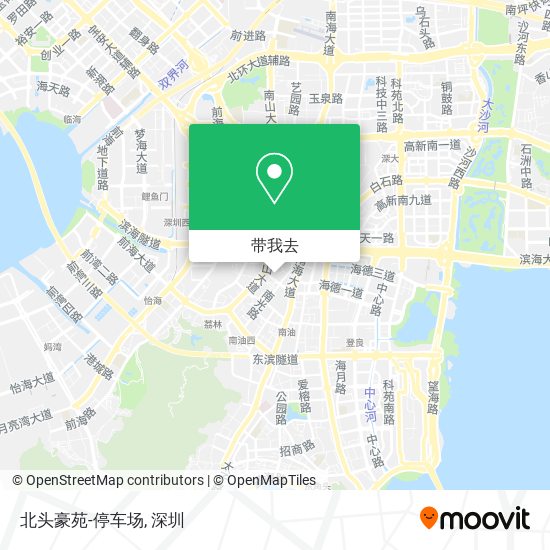 北头豪苑-停车场地图