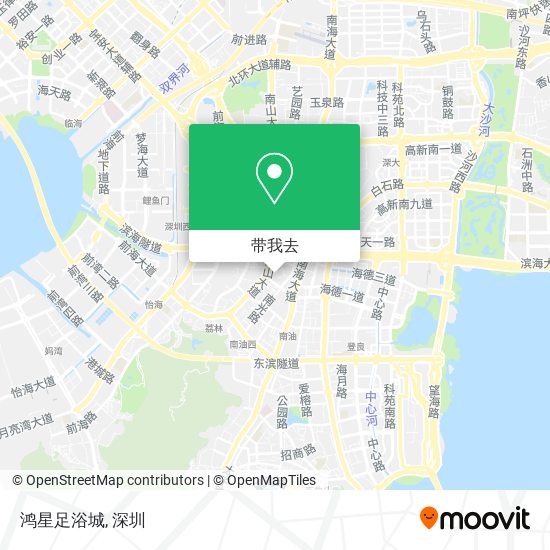鸿星足浴城地图
