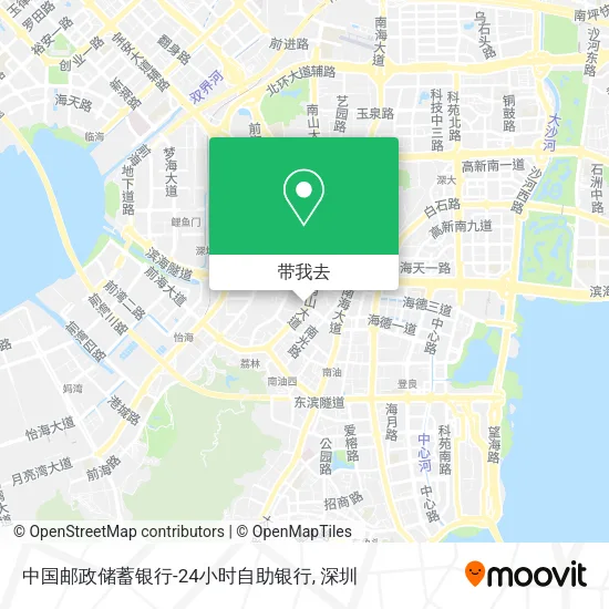 中国邮政储蓄银行-24小时自助银行地图
