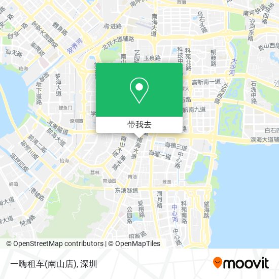 一嗨租车(南山店)地图