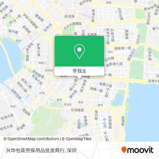 兴华包装劳保用品批发商行地图