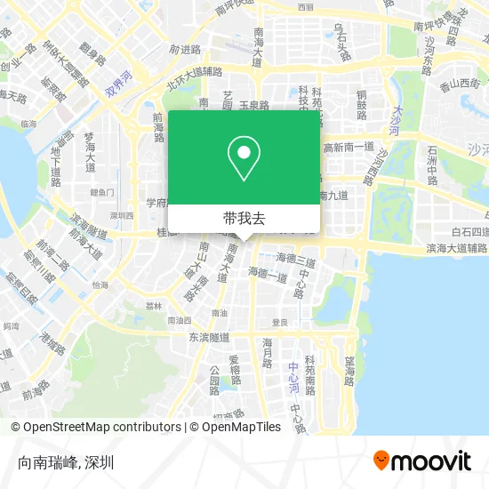 向南瑞峰地图