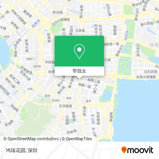 鸿瑞花园地图