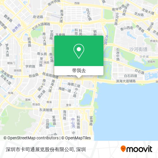 深圳市卡司通展览股份有限公司地图