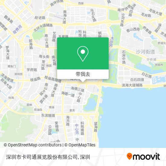 深圳市卡司通展览股份有限公司地图