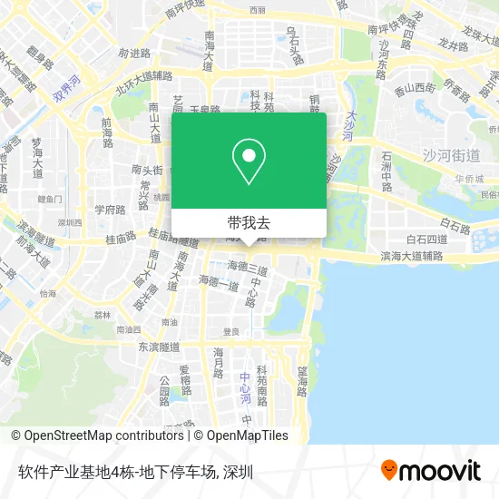 软件产业基地4栋-地下停车场地图