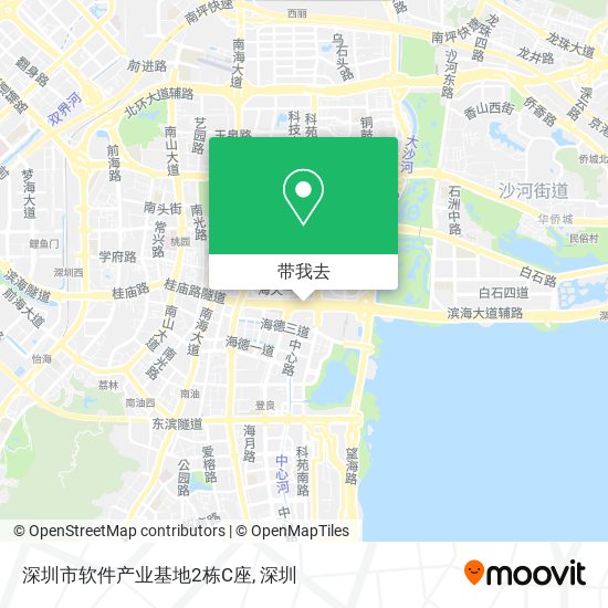 深圳市软件产业基地2栋C座地图