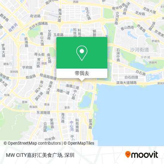 MW CITY嘉好汇美食广场地图