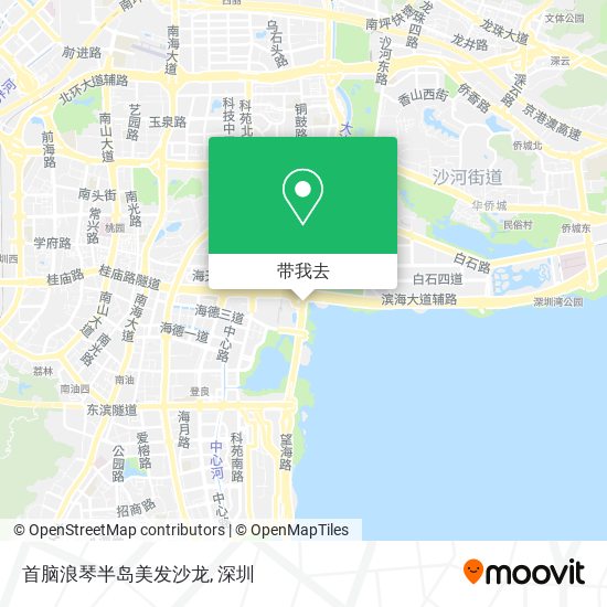 首脑浪琴半岛美发沙龙地图