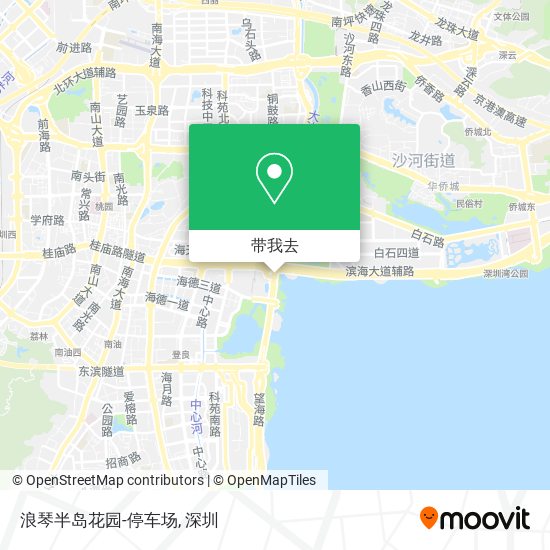 浪琴半岛花园-停车场地图