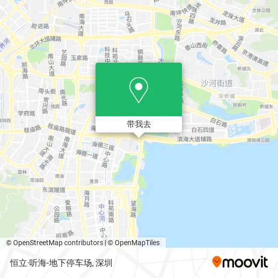 恒立·听海-地下停车场地图