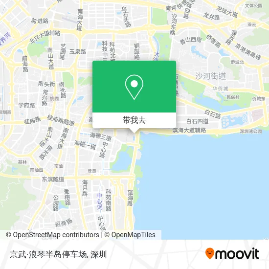 京武·浪琴半岛停车场地图