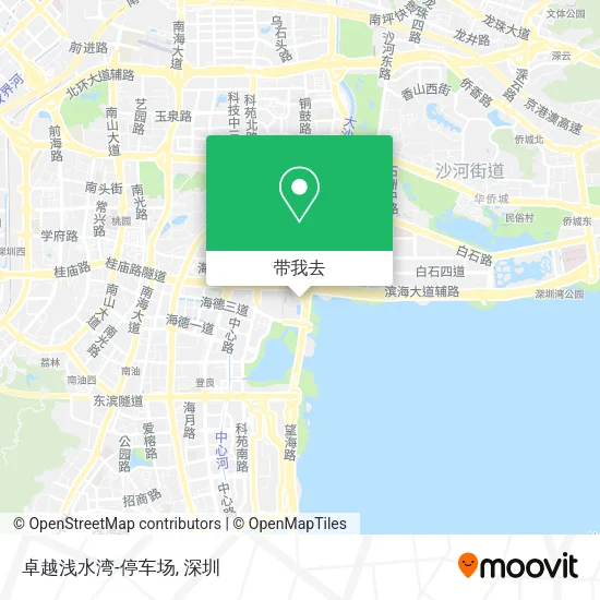 卓越浅水湾-停车场地图