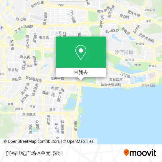 滨福世纪广场-A单元地图