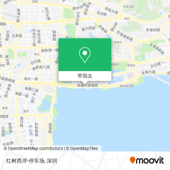 红树西岸-停车场地图