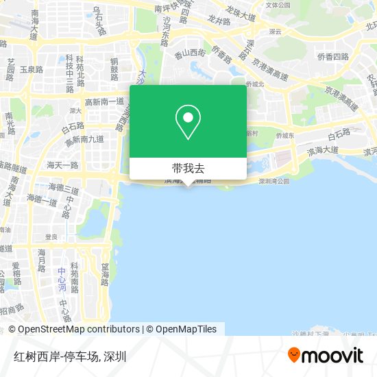 红树西岸-停车场地图